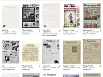 Nasjonalbibliotekets avissamling