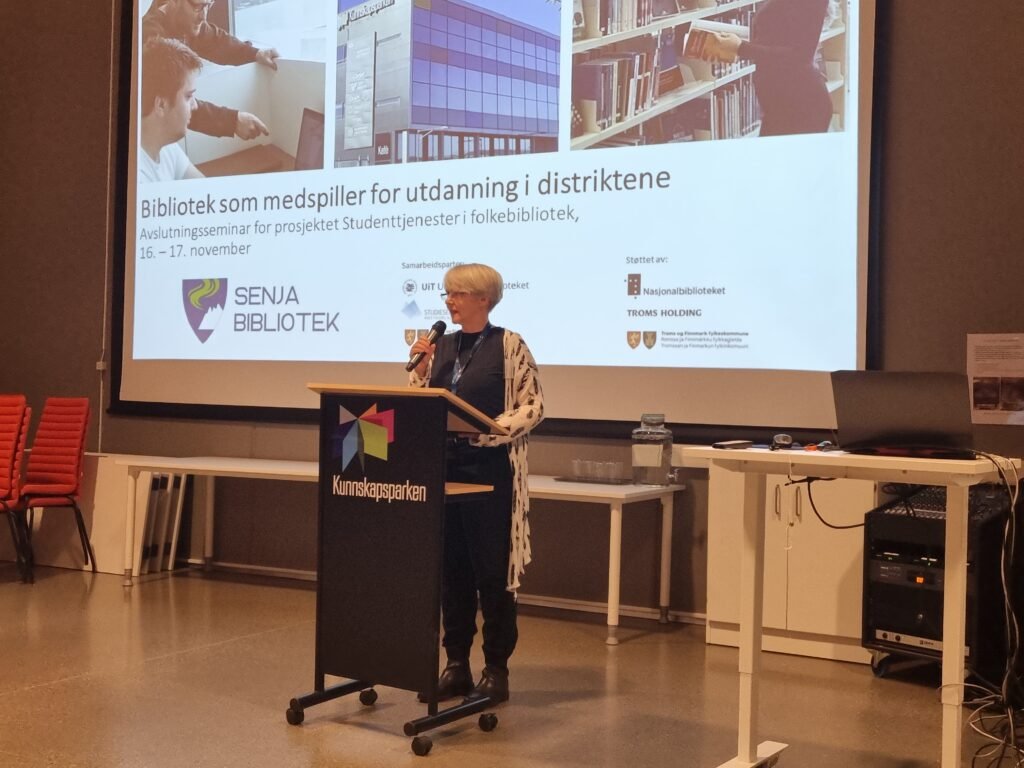 Kristin Strand Iden åpner seminarets dag 1